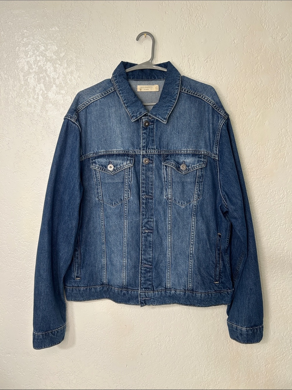 AllSaints Indigo Blue Denim Jacket